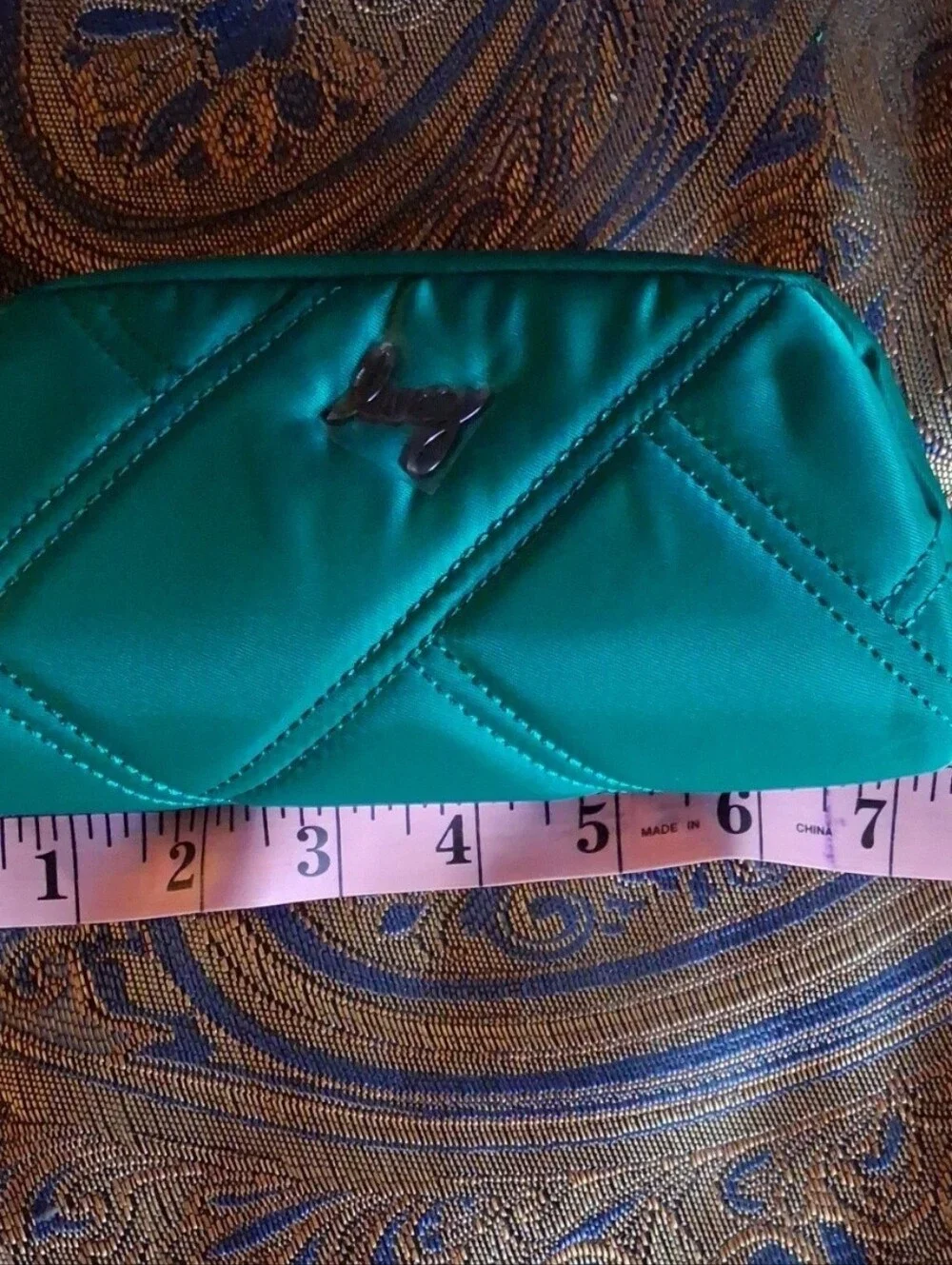 LUG GREEN QUILTED EYEGLASS Case